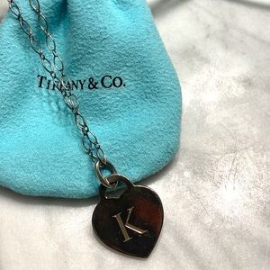 Tiffany Necklace : Letter K